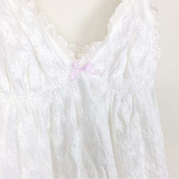 *vintage* Victoria’s Secret angels floral embroidered teddy size L - Picture 3 of 4